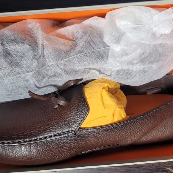 Santoni brown loafers NWT size 12 *rare* - Picture 3 of 10